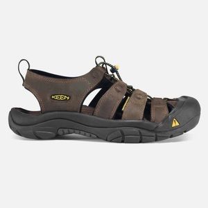 KEEN Men’s Newport Bison Waterproof Leather Sandals Size 11